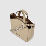 KARL LAGERFELD WOMEN'S K/CIRCLE SM TOTE PERFORATED SAFARI - Image 2