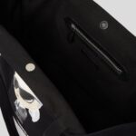 KARL LAGERFELD WOMEN'S IKON AQUARELLE SHOPPER BLACK - Image 2