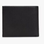 TOMMY HILFIGER MEN'S LOGO LEATHER BIFOLD FLAP WALLET BLACK - Image 2