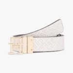 TOMMY HILFIGER WOMAN'S TH MONOGRAM REVERSIBLE LEATHER BELT - Image 2