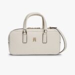 TOMMY HILFIGER WOMAN'S TH MONOGRAM CROSSBODY BAG SOFT CREAM