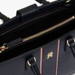 TOMMY HILFIGER WOMAN'S SIGNATURE CROSSBODY SATCHEL SPACE BLUE - Image 4