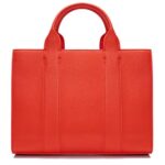 KARL LAGERFELD WOMEN'S K/RSG MD SQUARE TOTE PEB EMB GRAPEFRUIT - Image 2
