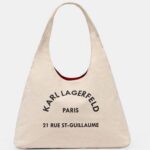 KARL LAGERFELD WOMEN'S K/RSG SLING HOBO BAG NATURAL