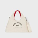 KARL LAGERFELD WOMEN'S K/RSG SLING MINI HOBO BAG NATURAL