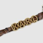 KARL LAGERFELD K/LETTERS FAN CHARM FRIAR BROWN - Image 2