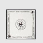 KARL LAGERFELD WOMEN IKON CIRCLE CHOUPETTE SCRAF PRISTINE - Image 3