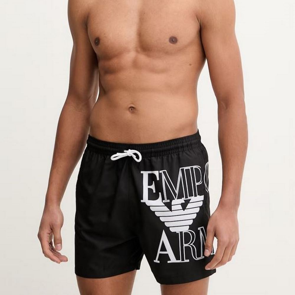 EM000583-AF20434-UC001-3 EMPORIO ARMANI MEN'S SWIMSUIT BLACK - Image 1