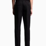 EMPORIO ARMANI CHINOS IN COTTON TWILL BLACK - Image 3