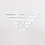EMPORIO ARMANI PRIMA-JERSEY T-SHIRT WITH LOGO PRINT OFF WHITE - Image 3