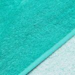 EMPORIO ARMANI ESSENTIAL TERRY BEACH TOWEL WITH LOGO EMERALD - Image 2