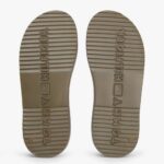 TOMMY HILFIGER MEN LIGHTWEIGHT PIN BUCKLE SERRATED POOL SLIDES WILLOW GREEN - Image 3