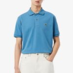 LACOSTE MEN'S CLASSIC FIT L.12.12 ORIGINAL POLO SHIRT SKY BLUE