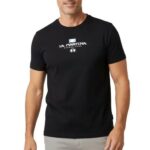 LA MARTINA MEN'S COTTON T-SHIRT BLACK