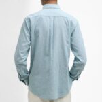 BARBOUR MEN'S NELSON TAILORED LONG-SLEEVED SHIRT LIGHT TEAL - Image 2