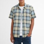 BARBOUR MEN'S GORDON SHORT-SLEEVED TAILORED SHIRT HIGHLAND LOCH TARTAN