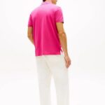 TOMMY HILFIGER MEN'S 1985 REGULAR FIT PIQUE POLO SHIRT ECCENTRIC MAGENTA - Image 3