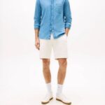 TOMMY HILFIGER MEN'S ESSENTIAL TERRY SWEATSHORT IVORY PETAL - Image 2