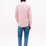TOMMY HILFIGER MEN'S TH FLEX REGULAR FIT POPLIN SHIRT CLASSIC PINK - Image 3