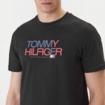 TOMMY HILFIGER MEN'S BRAND LOVE BIG TEXT TEE BLACK - Image 3