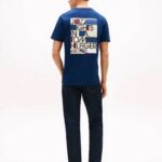 TOMMY HILFIGER MEN'S T-SHIRTS COTTON CARBON NAVY - Image 2