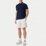 TOMMY HILFIGER MEN'S GLOBAL STRIPE SWEATSHORT WHITE