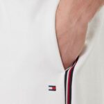 TOMMY HILFIGER MEN'S GLOBAL STRIPE SWEATSHORT WHITE - Image 4