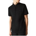 LACOSTE REGULAR FIT PARIS POLO STRETCH COTTON BLACK MARRON(BROWN)