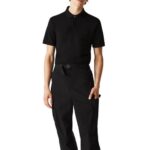 LACOSTE REGULAR FIT PARIS POLO STRETCH COTTON BLACK MARRON(BROWN) - Image 2