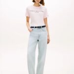 TOMMY HILFIGER WOMEN'S REG CORP LOGO LIGHT PINK - Image 2