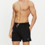 BOSS MEN'S TIO SWEAM SHORTS BLACK - Image 3