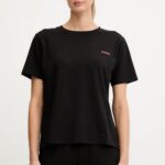 HUGO WOMAN T-SHIRT LOUNCH SAN JARED-C BLACK