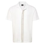 BOSS MEN'S SHIRT PASINI SHORT SLEEVE WHITE