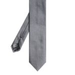 BOSS MEN SILK TIE H-TIE DARK GREY