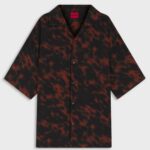 HUGO MEN'S OVERSIZED -FIT SHIRT WITH DIGITAL PRINTED OPEN MISCELLANEOUS - Image 3