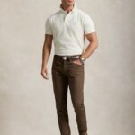POLO RALPH LAUREN CUSTOM SLIM FIT BASIC MESH POLO CREAM - Image 3