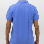 POLO RALPH LAUREN MEN'S SLIM FIT LOGO POLO SHIRT BLUE - Image 2