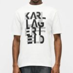KARL LAGERFELD MEN'S T-SHIRT CREWNECK WHITE