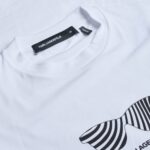 KARL LAGERFELD MEN'S T-SHIRT CREWNECK WHITE - Image 3