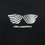 KARL LAGERFELD MEN'S T-SHIRT CREWNECK BLACK 1 - Image 3