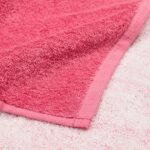 EMPORIO ARMANI ESSENTIAL TERRY BEACH TOWEL WITH LOGO FUCHSIA - Image 2