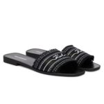KARL LAGERFELD WOMAN'S SANDALS BLACK