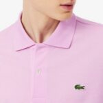 LACOSTE MEN'S CLASSIC FIT L.12.12 LIGHT PIQUE POLO SHIRT ALIBIZIA - Image 3