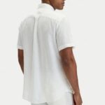 TOMMY HILFIGER MEN'S PIGMENT DYED LINEN RH SHIRT WHITE - Image 2