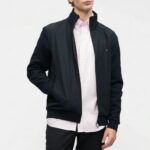 TOMMY HILFIGER MEN'S ESSENTIAL INTECHNO MIX ZIP NAVY BLUE - Image 2