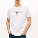 TOMMY HILFIGER MEN'S T-SHIRTS CREWNECK WHITE