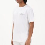 TOMMY HILFIGER MEN'S LOGO EMBROIDERY JERSEY CREW NECK T-SHIRT WHITE - Image 3