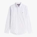 TOMMY HILFIGER MEN'S FIL A COUPE POPLIN SHIRT SWEET BLUE/ STRIPE - Image 3