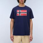 NAPAPIJRI MEN REFLECT SHORT SLEEVE SHIRT NAVAL ACADE