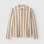 GABBA GABDEZZ BOLD LS KNIT BEIGE STRIPE
